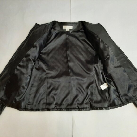 Casual Corner Quilted Leather Jacket - Picture 12 of 14